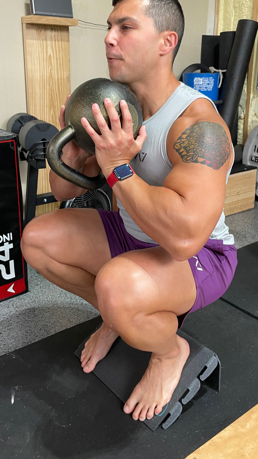 IMAGE, Andrew Hanus, Goblet Squat, Ironmaster Blog, Knees Past 90: The Final Verdict