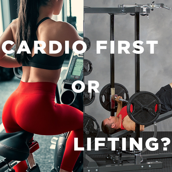 What should you do first cardio or weights?