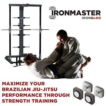 IRON BLOG ARTICLE IMAGE: MAXIMIZE YOUR JIU-JISTU PERFORMANCE THROUGH STRENGTH TRAINING
