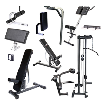 The Ironmaster Super Benches and System of Attachments