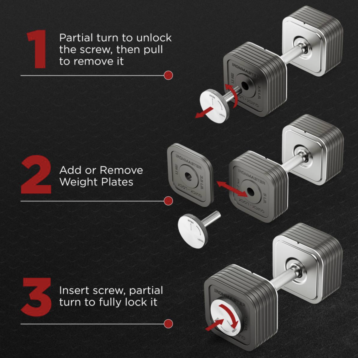 quick lock graphic demonstration