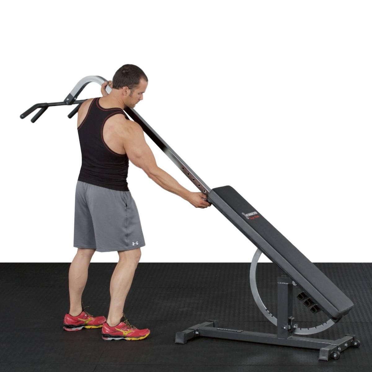 Ironmaster Chin Up Bar, Super Bench attachment