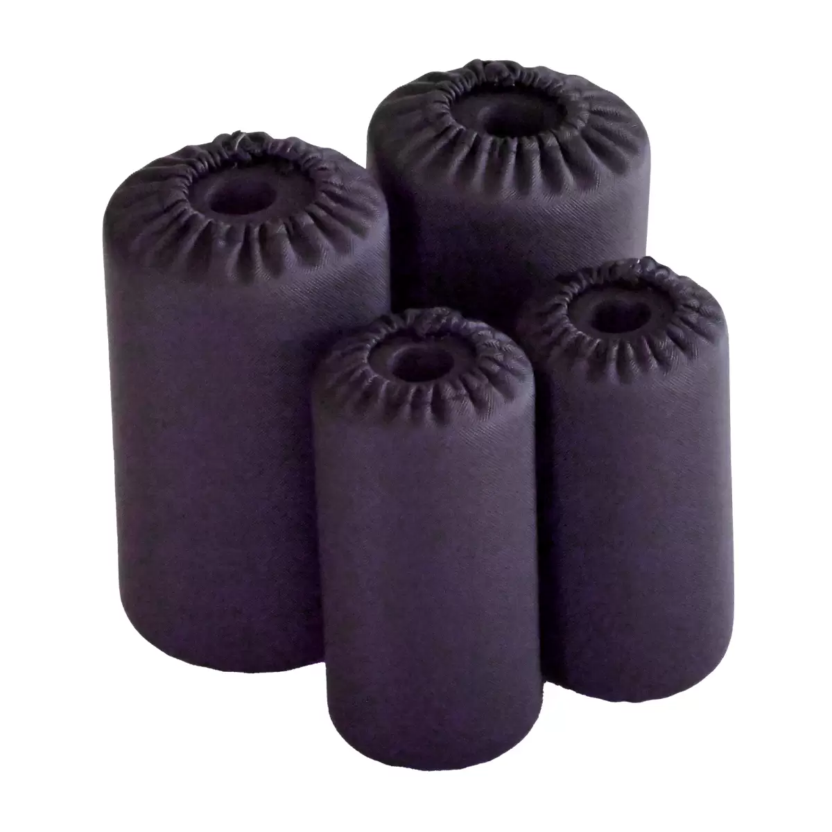 Replacement Roller Pads with Grip Covers for Super Bench Crunch