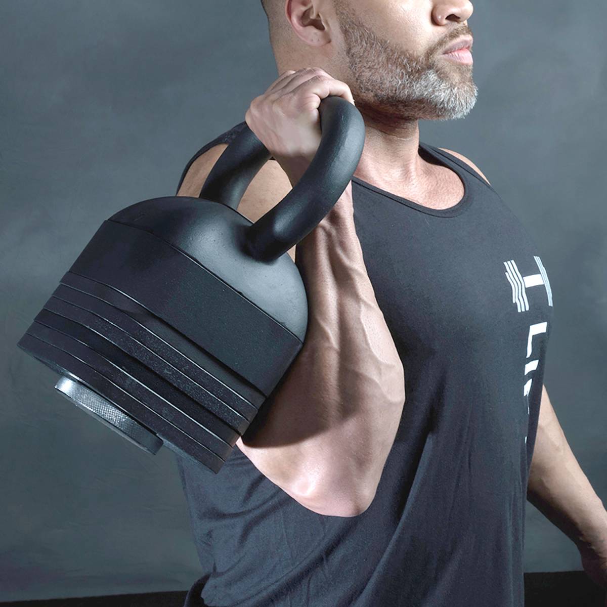 Ironmaster Quick-Lock Adjustable Kettlebell Weight Upgrade, 80 lbs
