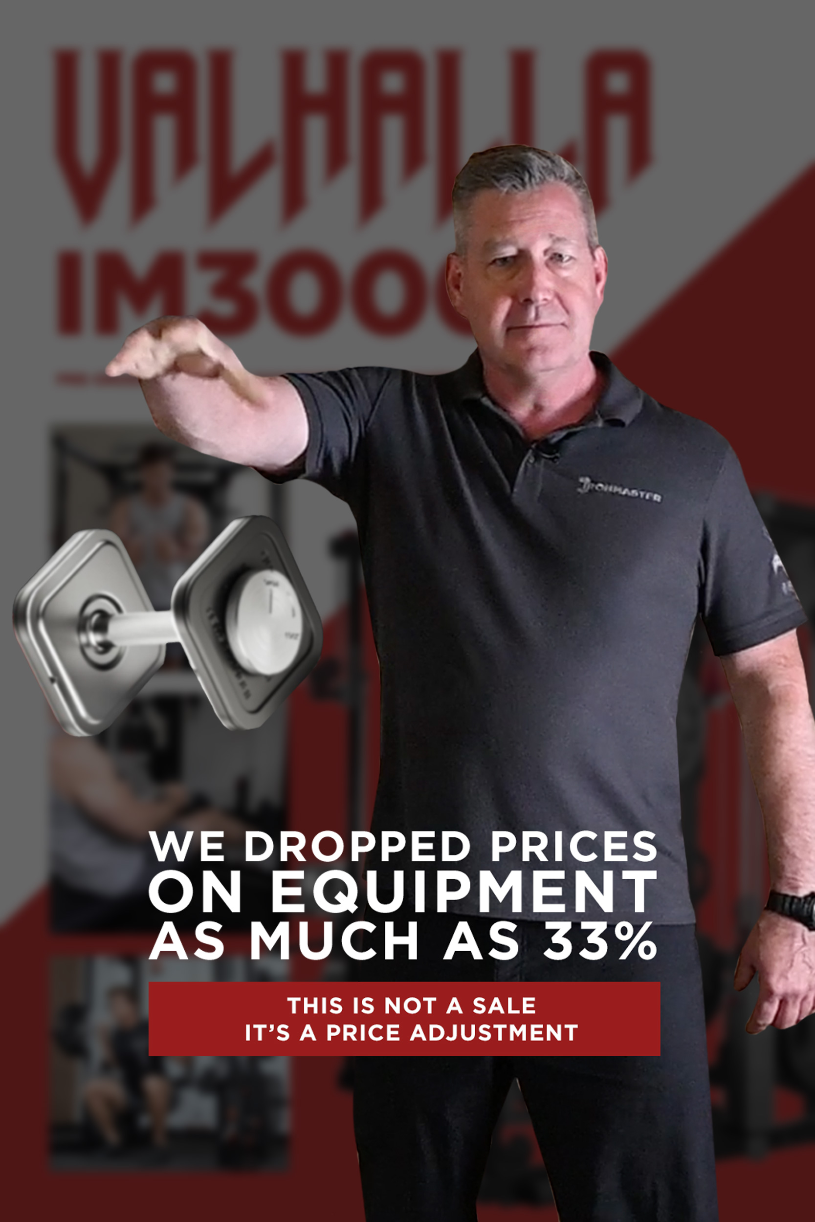 Ironmaster Homepage Black Friday Mobile Image