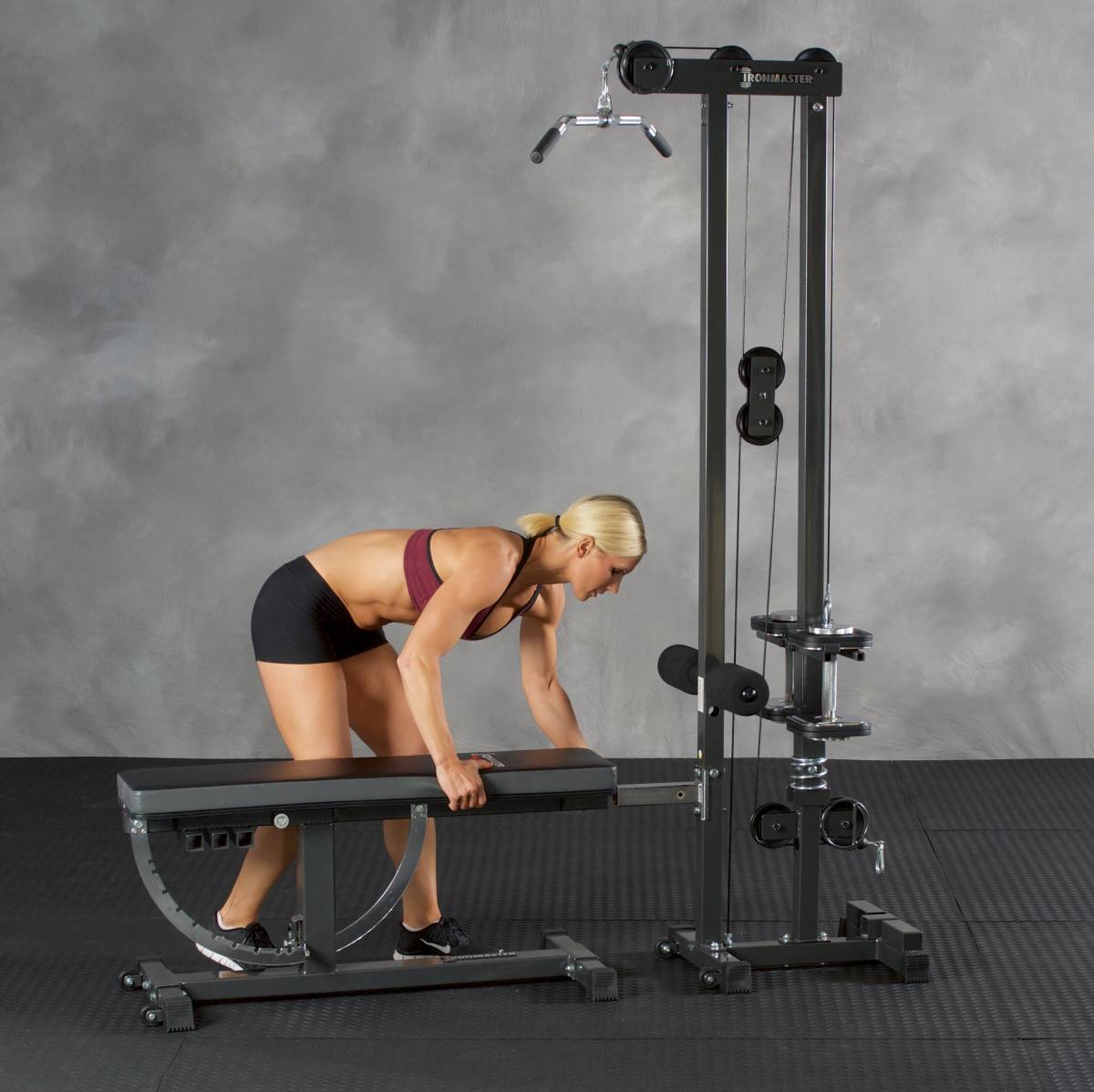 Ironmaster Cable Tower, Super Bench attachment
