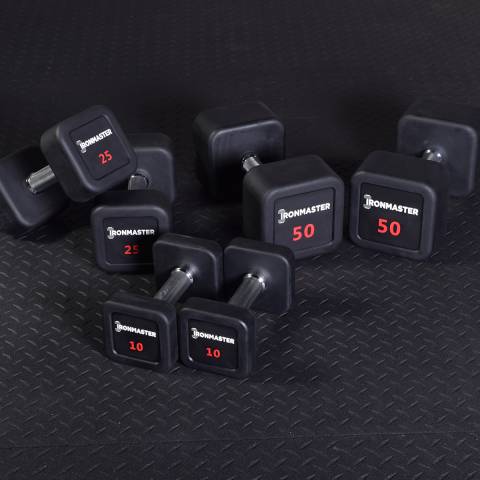 Fixed Weight Rubber Dumbbell (1 each)