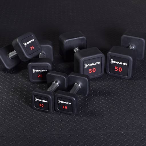 Fixed Weight Rubber Dumbbell (1 each)