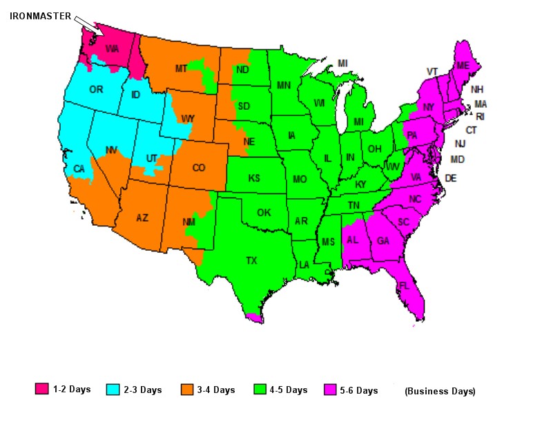 FedEx Service Map